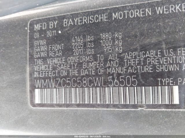 2012 MINI COOPER S COUNTRYMAN WMWZC5C58CWL56505 Photo 8