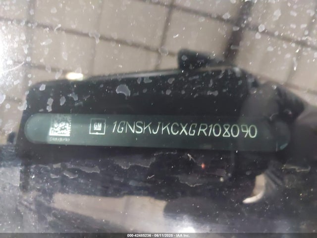1GNSKJKCXGR108090 Chevrolet l83 - sidi, vvt, afm, e85 max, aluminum