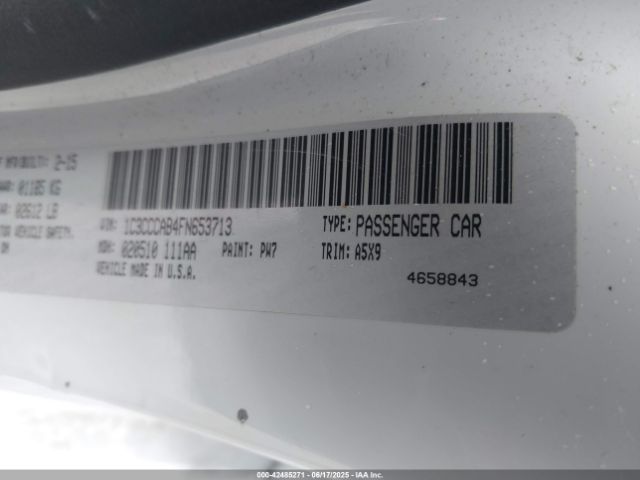 1C3CCCAB4FN653713 Chrysler 2015