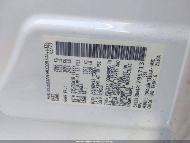 Nissan Rogue 2023 5N1BT3BA4PC795713 Image 9