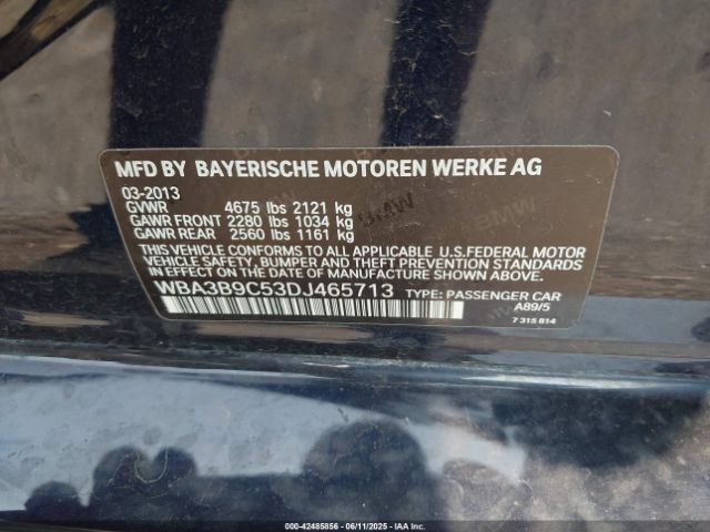 2013 BMW 335I WBA3B9C53DJ465713 Photo 8