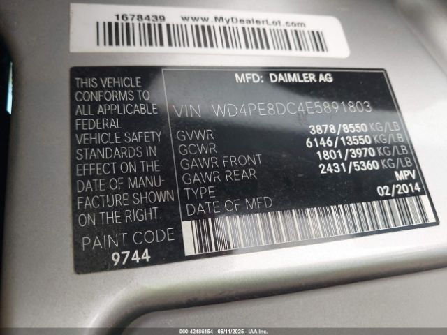 WD4PE8DC4E5891803 Mercedes-Benz mg3+mh5 (epa/14)