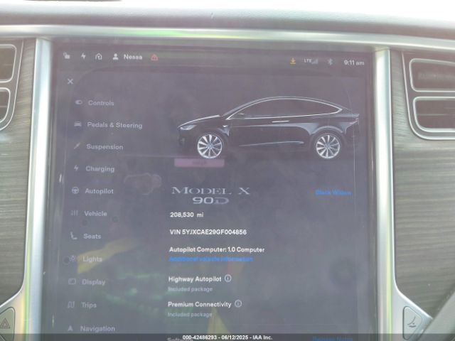 2016 TESLA MODEL X 5YJXCAE29GF004856 Photo 6
