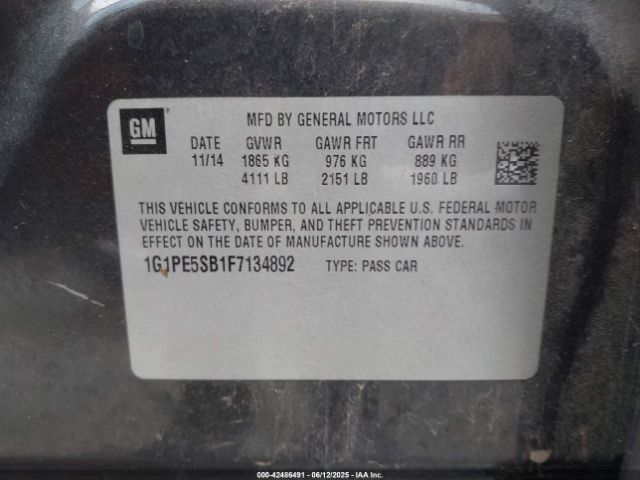 1G1PE5SB1F7134892 Chevrolet LUV