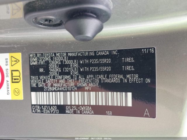 2017 LEXUS RX 450H 2T2BGMCA4HC010124 Photo 8