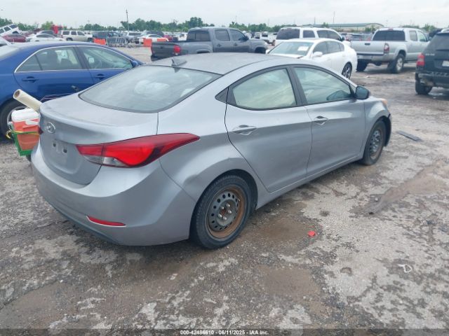 5NPDH4AE9GH694809 Hyundai ELANTRA SE