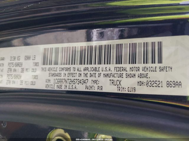 2017 RAM 1500 1C6RR7NT2HS734347 Photo 8