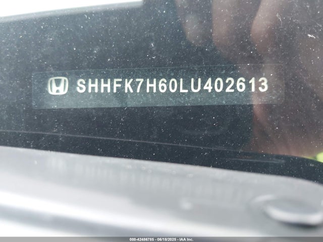 Honda l15ba 2020 SHHFK7H60LU402613 Image 9