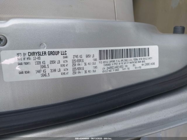 2010 CHRYSLER TOWN & COUNTRY 2A4RR5D14AR214553 Photo 8
