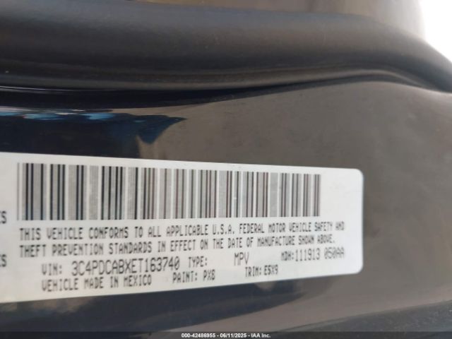 2014 DODGE JOURNEY 3C4PDCABXET163740 Photo 8