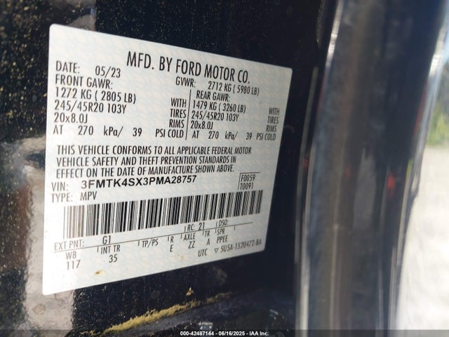 Ford Mustang Mach-E 2023 3FMTK4SX3PMA28757 Image 8