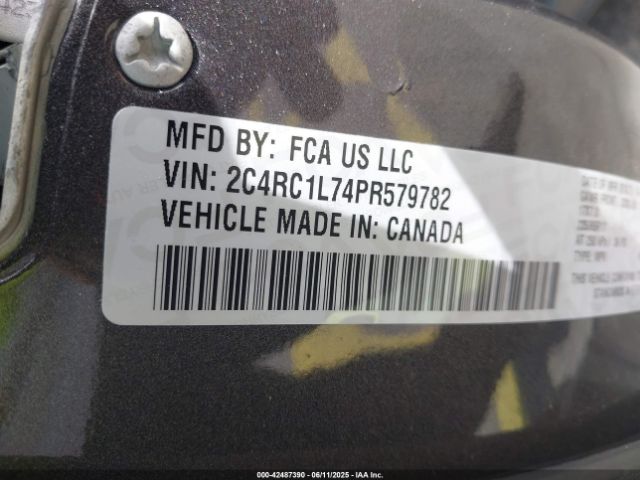2C4RC1L74PR579782 Chrysler Pacifica Hybrid Touring L