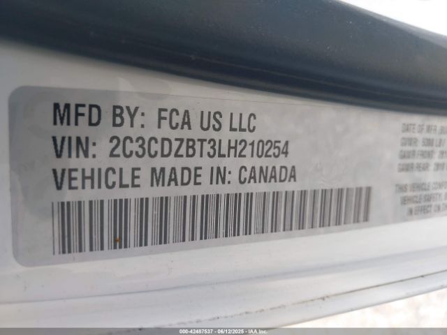 2020 DODGE CHALLENGER 2C3CDZBT3LH210254 Photo 8