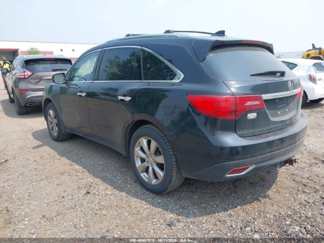 2014 ACURA MDX 5FRYD4H80EB503091 Photo 2