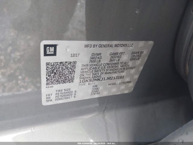 2018 GMC YUKON XL 1GKS2HKJ1JR213161 Photo 8