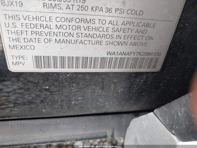 WA1ANAFY7K2084330 Audi Q5