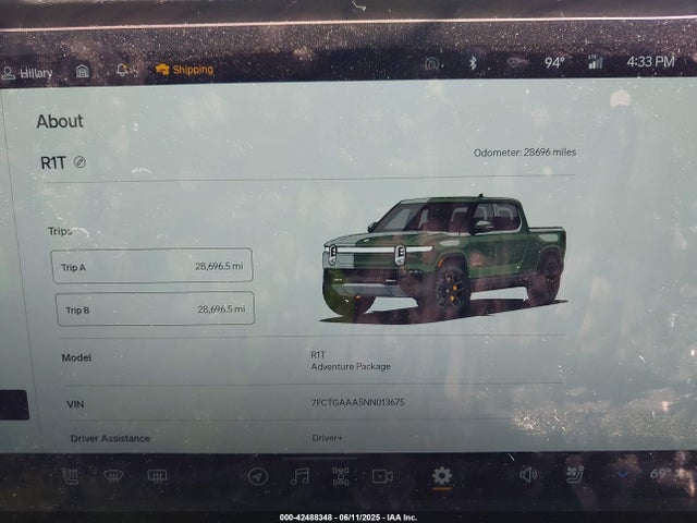 Rivian 2022 2022 7FCTGAAA5NN013675 Image 7