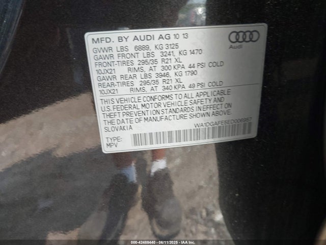 2014 AUDI Q7 WA1DGAFE5ED006957 Photo 8