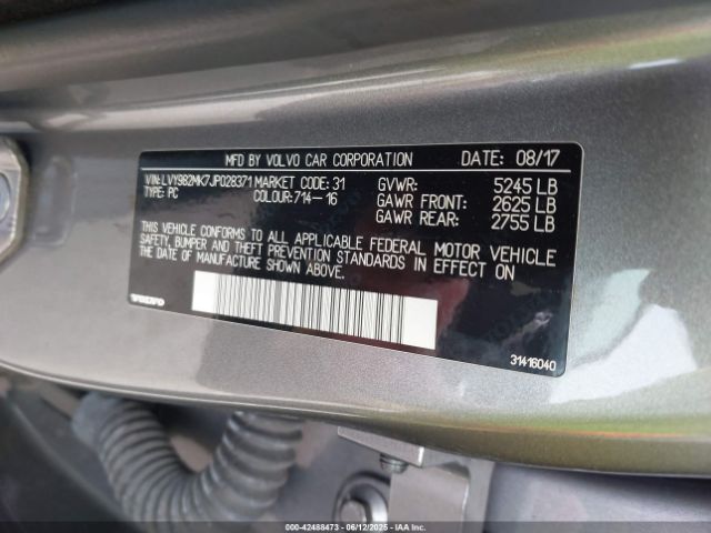 2018 VOLVO S90 LVY982MK7JP028371 Photo 8