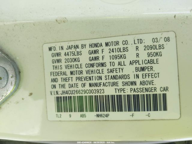 2009 ACURA TSX JH4CU26629C003923 Photo 8