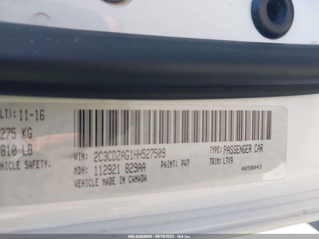 2017 DODGE CHALLENGER 2C3CDZAG1HH527509 Photo 8