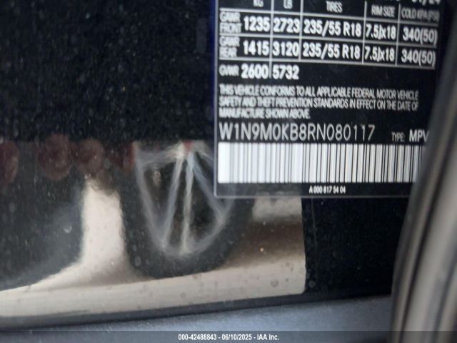 W1N9M0KB8RN080117 Mercedes-Benz Eqb 300 Suv 4matic
