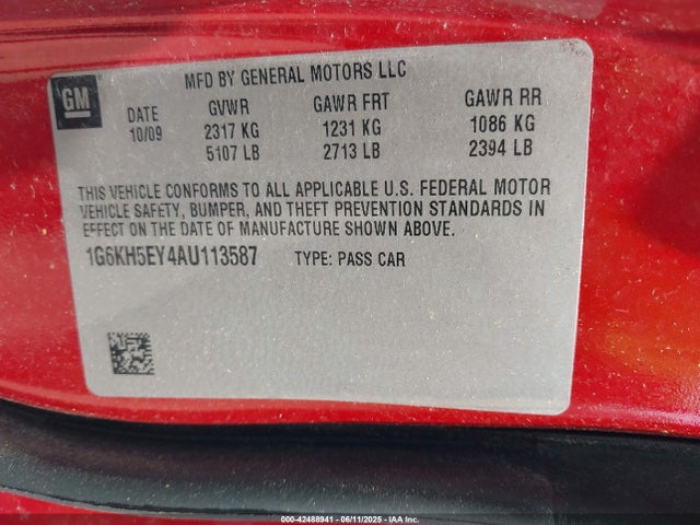 2010 CADILLAC DTS 1G6KH5EY4AU113587 Photo 8