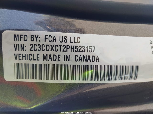2C3CDXCT2PH523157 Dodge Charger
