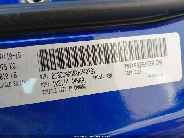 Chrysler 300 2019 2C3CCAAG8KH740761 Image 9
