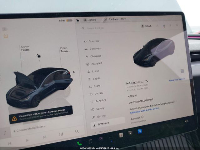 2025 TESLA MODEL 3 5YJ3E1EB5SF881992 Photo 6