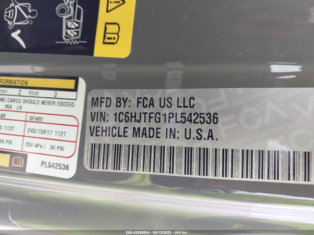 Jeep Gladiator 2023 1C6HJTFG1PL542536 Image 9