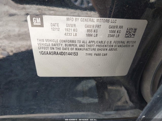 2013 CADILLAC ATS 1G6AA5RA4D0144153 Photo 8