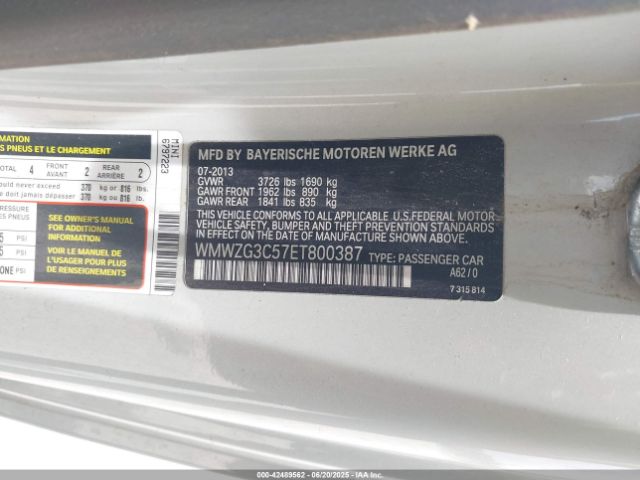 2014 MINI CLUBMAN WMWZG3C57ET800387 Photo 8