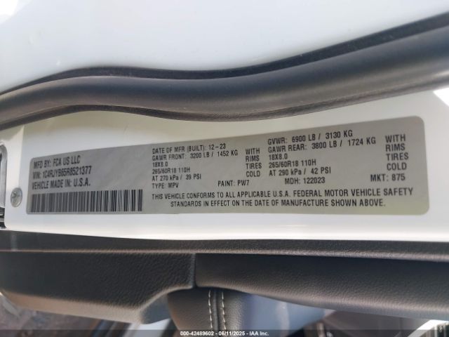 1C4RJYB65R8521377 Jeep Grand Cherokee 4xe