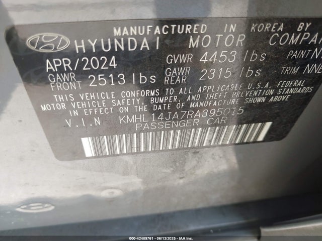 KMHL14JA7RA395015 Hyundai gdi theta iii