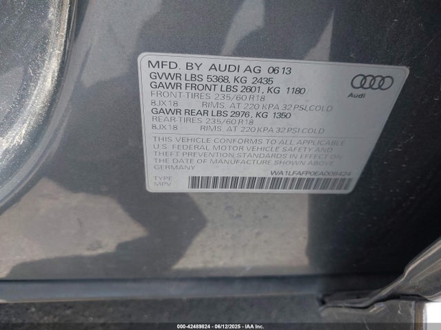 2014 AUDI Q5 WA1LFAFP0EA008424 Photo 8