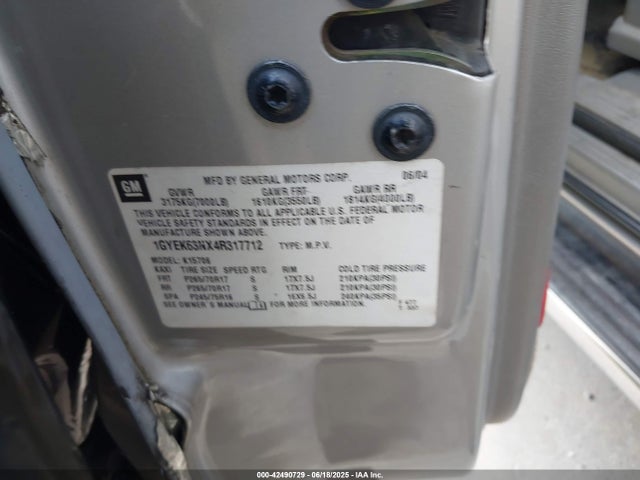 2004 CADILLAC ESCALADE 1GYEK63NX4R317712 Photo 8