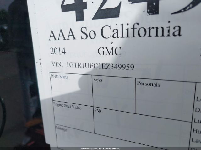 2014 GMC SIERRA 1500 1GTR1UEC1EZ349959 Photo 8