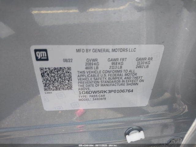 2023 CADILLAC CT5 1G6DW5RK3P0106764 Photo 8