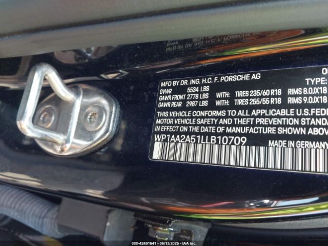 2020 PORSCHE MACAN WP1AA2A51LLB10709 Photo 8