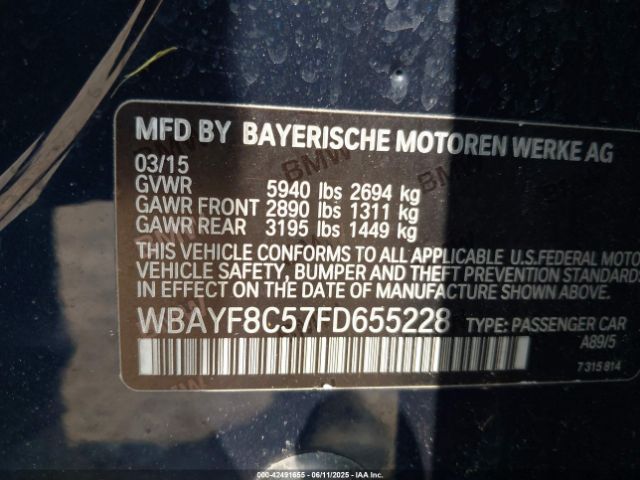 WBAYF8C57FD655228 BMW 750li Xdrive