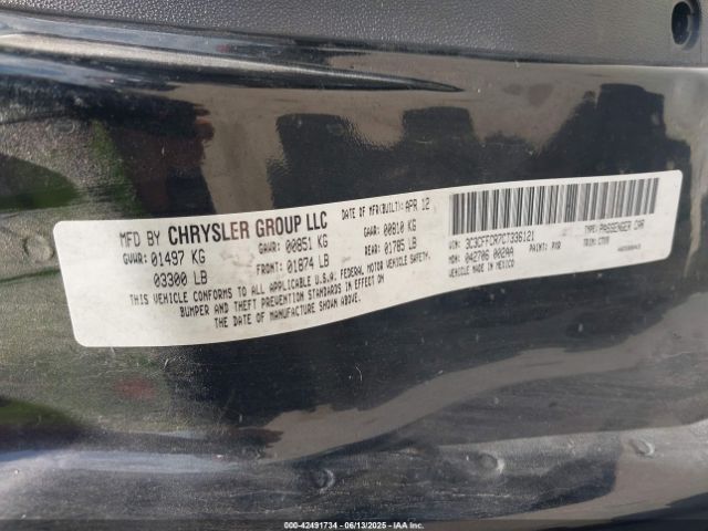 2012 FIAT 500 3C3CFFCR7CT336121 Photo 8
