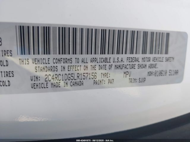 2020 CHRYSLER VOYAGER 2C4RC1DG5LR157156 Photo 8