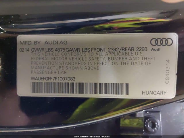 2015 AUDI A3 WAUEFGFF7F1007083 Photo 8