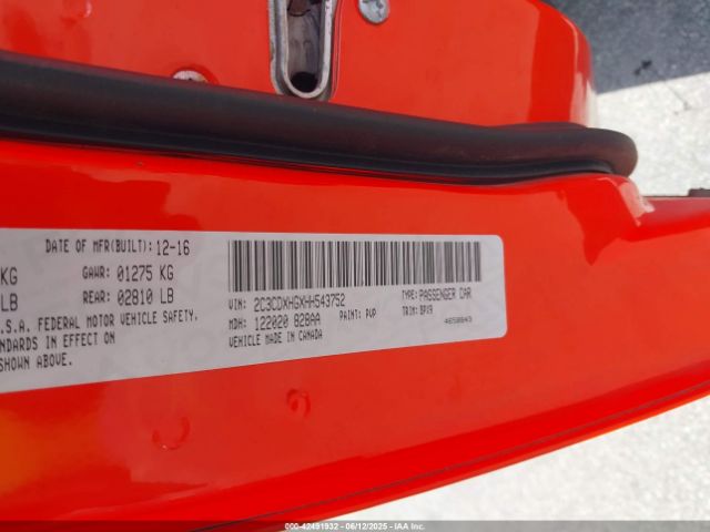 2017 DODGE CHARGER 2C3CDXHGXHH543752 Photo 8