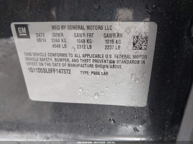 1G11D5SL8FF147372 Chevrolet lkw