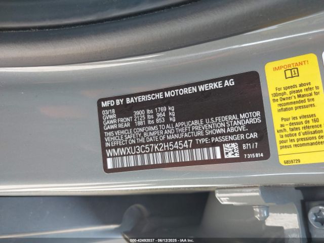 2019 MINI HARDTOP WMWXU3C57K2H54547 Photo 8
