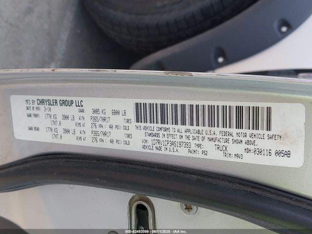 2010 DODGE RAM 1500 1D7RV1CP3AS197393 Photo 8