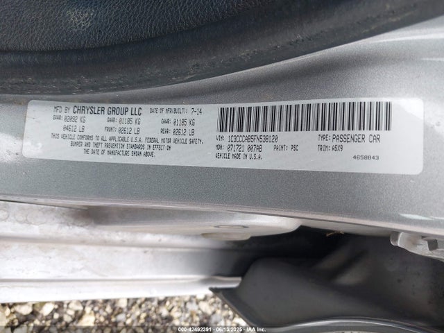 Chrysler 200 2015 1C3CCCAB5FN538120 Image 9