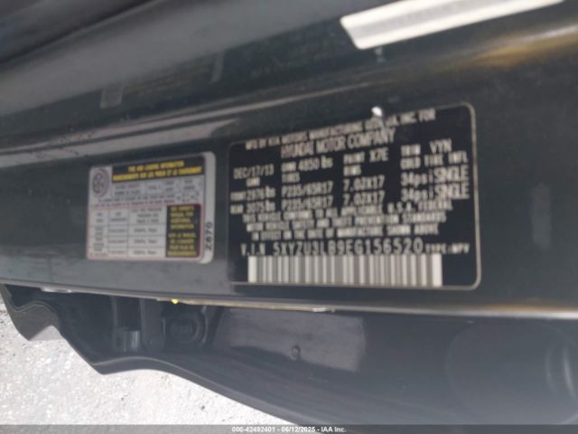 5XYZU3LB9EG156520 Hyundai Santa Fe Sport 2.4l